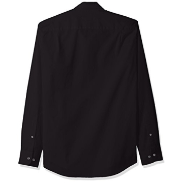 Slim-Fit Long-Sleeve Poplin Shirt for Men - Versatile Style
