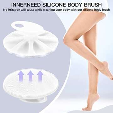INNERNEED Silicone Body Brush for All Skin Types
