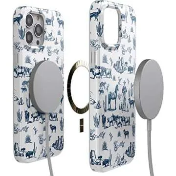 Casely iPhone 14 Pro Max Case | Compatible with MagSafe Wild West Adventure | Desert Western Case