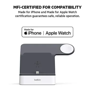 Belkin 2-in-1 Lightning Charging Dock for Apple Devices
