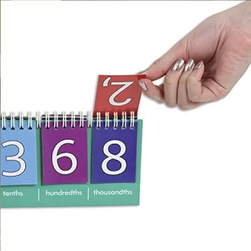 edxeducation Place Value Flip Chart - Double-Sided Learning Tool