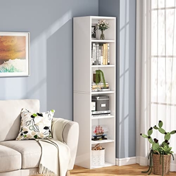 Tribesigns Narrow Bookcase for Modern Storage
