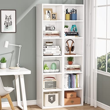 Tribesigns Narrow Bookcase for Modern Storage