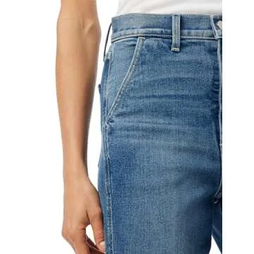 Trixie High Rise Wide Leg Denim Trouser for Women