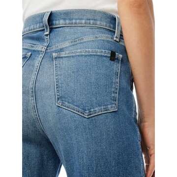 Trixie High Rise Wide Leg Denim Trouser for Women