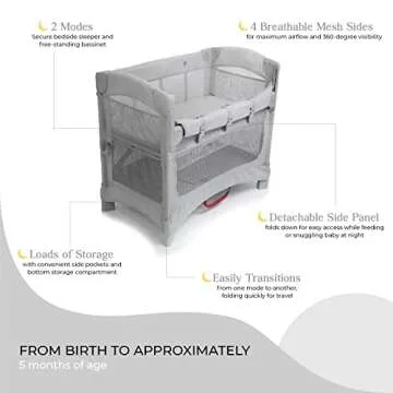 Arm’s Reach Mini Ezee 2 in 1 Co-Sleeper Bassinet
