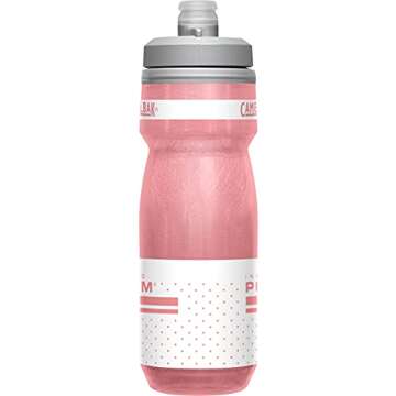 CamelBak Podium Chill Insulated Bike Water Bottle - Easy Squeeze Bottle - 21oz, Reflective Pink