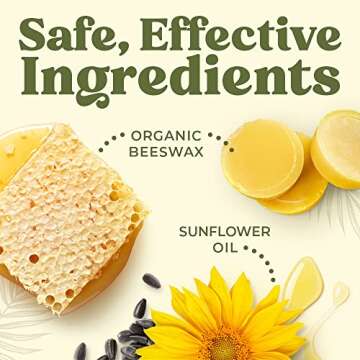 Earth's Daughter Organic Lip Balm 4-Pack Eucalyptus Mint Flavor