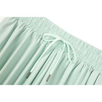 Luogongzi Women's Flowy Spandex Shorts for Summer Fitness