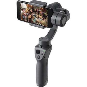 DJI Osmo Mobile 2 Handheld Smartphone Gimbal Stabilizer Bundles (Must-Have)