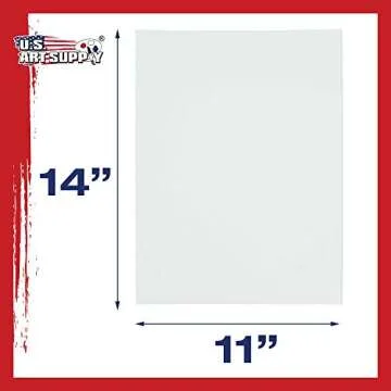 US Art Supply 11 X 14 inch Professional Artist Quality Acid Free Canvas Panels 12-Pack (1 Full Case of 12 Single Canvas Panels)