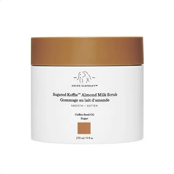 Drunk Elephant Moisturizing, Nourishing, Softening Sugared Koffie Almond Milk Body Scrub (270 mL / 9...