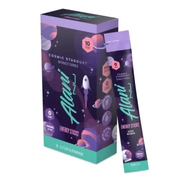 Alani Nu COSMIC STARDUST Energy Sticks | Energy Drink Powder | 200mg Caffeine | Pre Workout Performa...