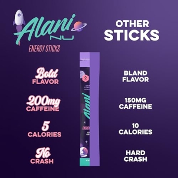 Alani Nu Cosmic Stardust Energy Sticks | Zero Sugar Energy Drink