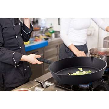 cast iron frying pan set of 3, 6, 8, 10 inch non-stick coating pan, suitable for frying, cooking, baking, barbecue, used for induction, electric, gas stoves, the main holiday gift ideas