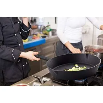 cast iron frying pan set of 3, 6, 8, 10 inch non-stick coating pan, suitable for frying, cooking, baking, barbecue, used for induction, electric, gas stoves, the main holiday gift ideas