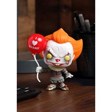 Funko Pop! Movies: It 2 - Pennywise with Balloon, Multicolor, us one-Size