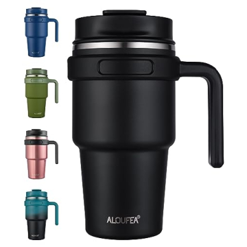 Insulated 20 oz Coffee Mug Tumbler - ALOUFEA