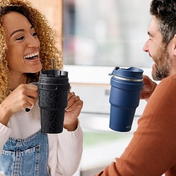 Insulated 20 oz Coffee Mug Tumbler - ALOUFEA