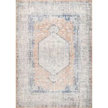 nuLOOM 8' x 10' Washable Stain-Resistant Area Rug