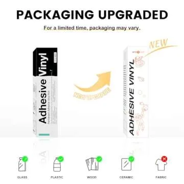 White Permanent Vinyl, White Adhesive Vinyl for Cricut - 12" x 40 FT White Vinyl Roll for Cricut, Silhouette, Cameo Cutters, Signs, Scrapbooking, Craft, Die Cutters