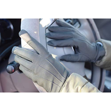 Isotoner Women’s Black Stretch Winter Gloves