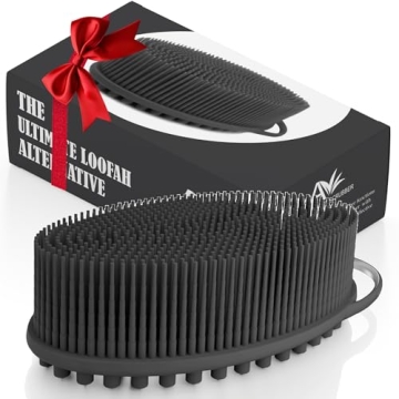 Avilana Silicone Body Scrubber - Gentle Loofah Alternative