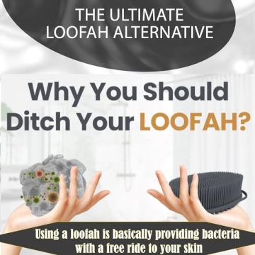 Avilana Silicone Body Scrubber - Gentle Loofah Alternative