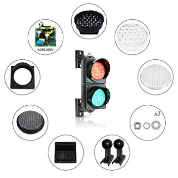 BBMI 100mm Traffic Light, Durable Red/Green LED Signal