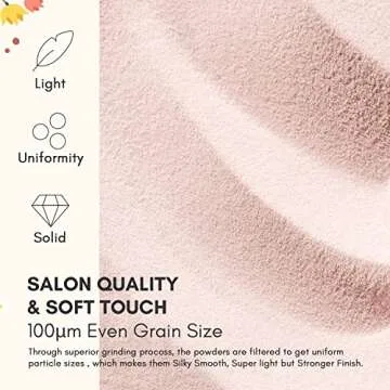 Makartt Dip Powder Kit, Dip Powder Starter Kit 0.35Oz 6 Colors Nude Collection Dippies French Nail Dip Powder Kit Autumn Art Manicure DIY Salon Gifts for Women No Need Nail Lamp Cured