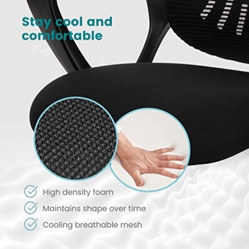 Ergonomic Mid Back Office Chair for All Ages and Needs