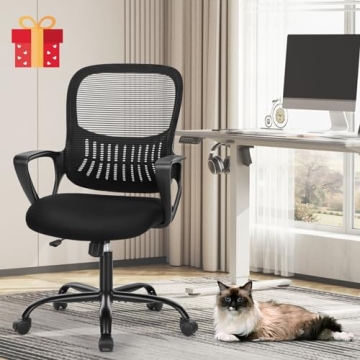 Ergonomic Mid Back Office Chair for All Ages and Needs
