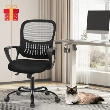 Ergonomic Mid Back Office Chair for All Ages and Needs