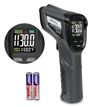 Etekcity Infrared Thermometer Laser Temperature Gun -58°F 1130°F, Digital Laser IR Temp Heat Gun f...