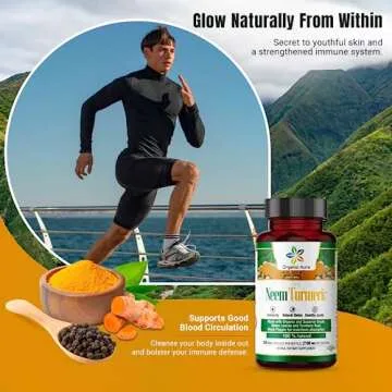 Neem Turmeric Capsules - Max Strength Organic Supplement