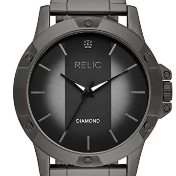 Rylan Black Metal Watch Gift Set with Bracelet - ZR97000