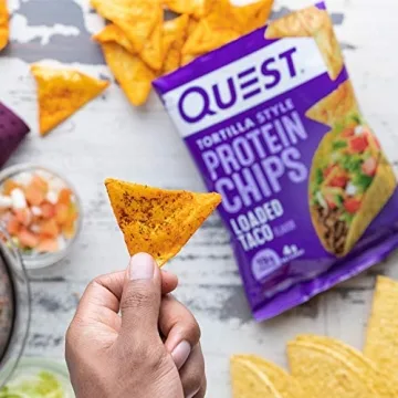 Quest Nutrition Loaded Taco Protein Chips - High Protein Low Carb