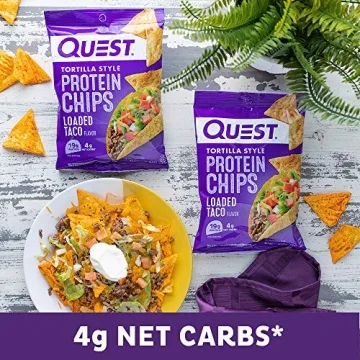 Quest Nutrition Loaded Taco Protein Chips - High Protein Low Carb