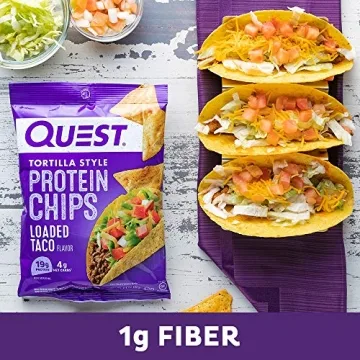 Quest Nutrition Loaded Taco Protein Chips - High Protein Low Carb