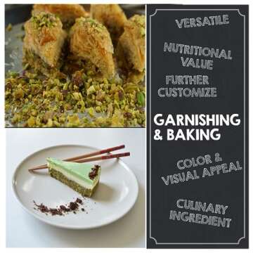 Zaiqa Raw Pistachios 12 oz, Unsalted Pistachio Kernels with No Shell, Pasteurized, California Grown | Ingredient of choice for Garnishing & Baking | Toast it for Guilt-Free On The Go Super Snack