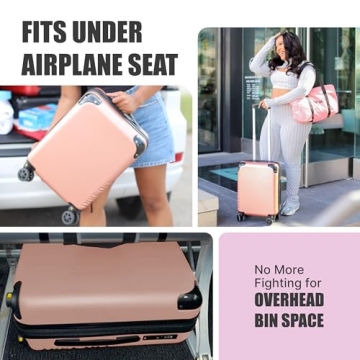 Take Off Personal Item Rolling Suitcase - Travel Essential