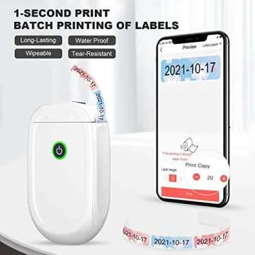 P50 Label Maker - Mini Portable Bluetooth Thermal Printer