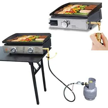 MCAMPAS Propane Hose Kit for Blackstone Griddles 8 Feet