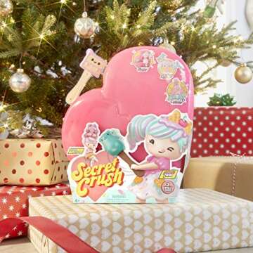 Secret Crush Surprise Large & Small Dolls - Sundae Swirl, Winnie Wafflecone Candy-Themed Hammer, Hea...