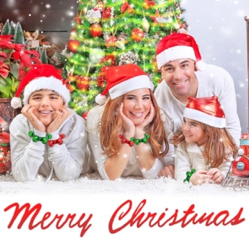 NACHLYNN Christmas Wrist Bells - 8 Pcs for Festive Fun