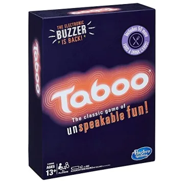 Taboo Party Board Game with Buzzer for Ages 13 Plus