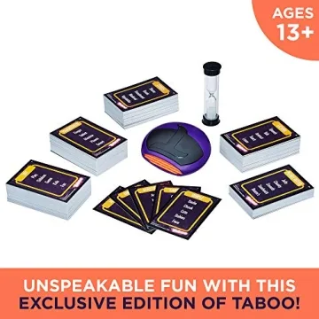 Taboo Party Board Game with Buzzer for Ages 13 Plus