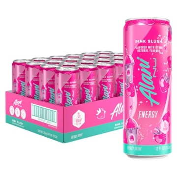 Alani Nu Pink Slush Sugar Free Energy Drinks - 24 Pack