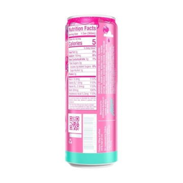 Sugar-Free Pink Slush Energy Drinks - 24 Pack