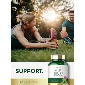 Carlyle Milk Thistle 2000mg Capsules for Liver Health